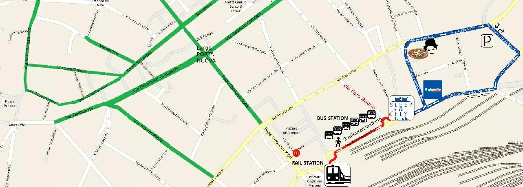 Sleep & Fly Bgy Airport-Station-Center Apartment Bergamo